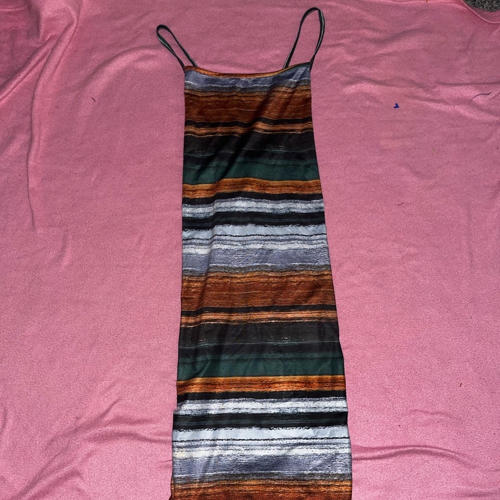 gorgeous bodycon colorful maxi dress